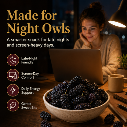 Dried Mulberries – Nourish Liver & Kidney, Darken Hair, Perfect for Night Owls-JXX